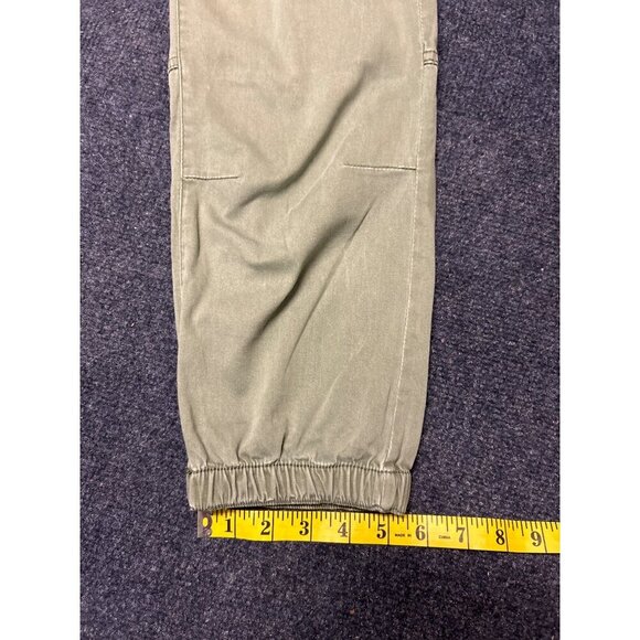 BBJ Los Angeles Olive Green Cargo Pants 30 Waist Cotton Blend Juniors 11 - Picture 9 of 13